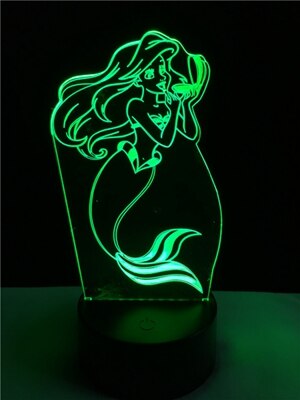 Veilleuse ToonLuxe 3D | Lampe de chambre à LED Mickey & Minnie avec télécommande