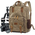 Sac à dos pour appareil photo Rivelo Voyager en toile cirée imperméable