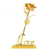 GoudenBloem Luxe Rose Dorée 24k | Coffret cadeau exclusif avec certificat pour un cadeau inoubliable
