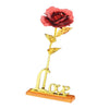 GoudenBloem Luxe Rose Dorée 24k | Coffret cadeau exclusif avec certificat pour un cadeau inoubliable