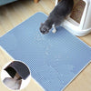 Tapis de collecte des déchets | Garde les sols propres et exempts de litière renversée Brève description : Capture efficacement la litière du chat grâce à une conception à double couche.