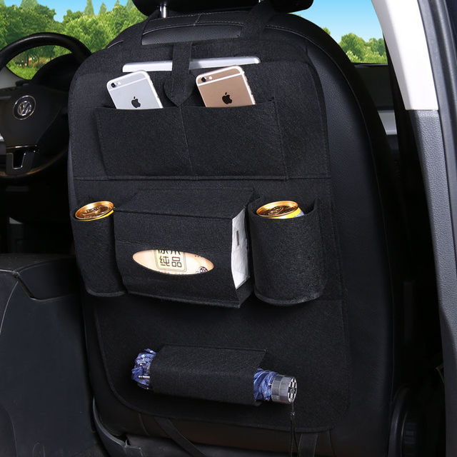 Organisateur de Siège Auto LuxeVoyage Premium | Solution élégante et pratique pour une voiture bien rangée