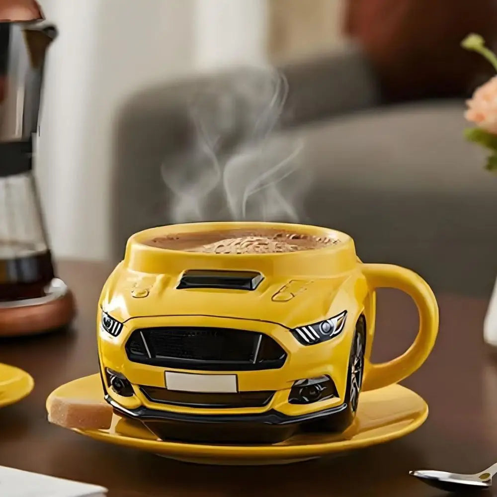 Tasse en forme de voiture – Tasse à café créative 3D pour les amateurs de maison, bureau et automobile