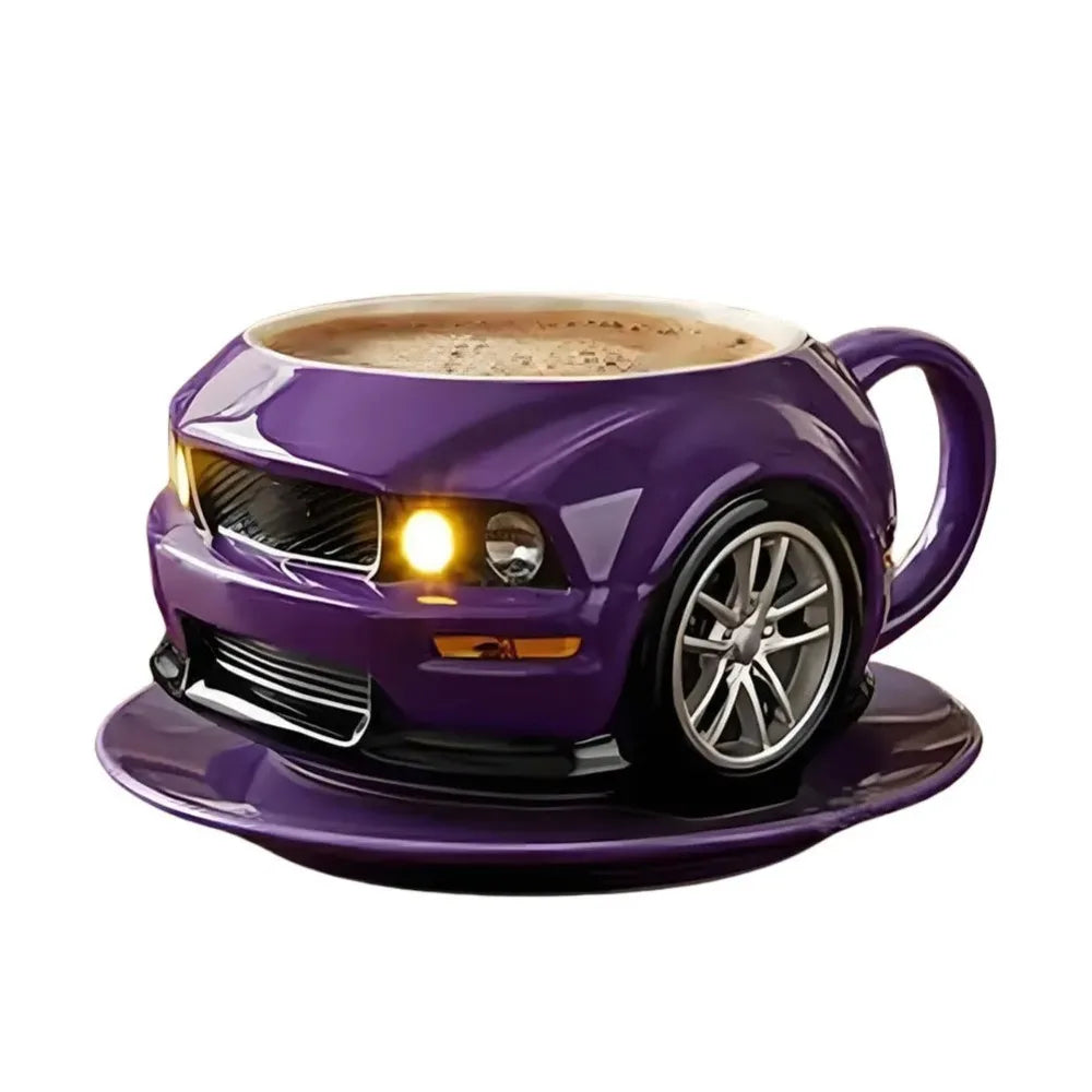 Tasse en forme de voiture – Tasse à café créative 3D pour les amateurs de maison, bureau et automobile