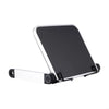 Support de livre réglable pour bureau – Support de lecture pliable à 360° avec clips pour études, livres de cuisine et organisation de bureau