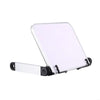 Support de livre réglable pour bureau – Support de lecture pliable à 360° avec clips pour études, livres de cuisine et organisation de bureau