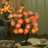 LuxeFlora Élégante Lampe Rose | Lampe raffinée pour une ambiance chaleureuse
