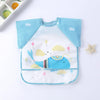 Bavoir imperméable pour bébé avec manches