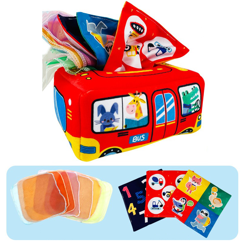 Boîte de Sens Montessori pour Bébé - Boîte de Sens
