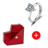 Boîte à Anneau en Diamant Surprise en Forme de Cœur – Présentation Automatique de Bijoux pour Propositions Romantiques