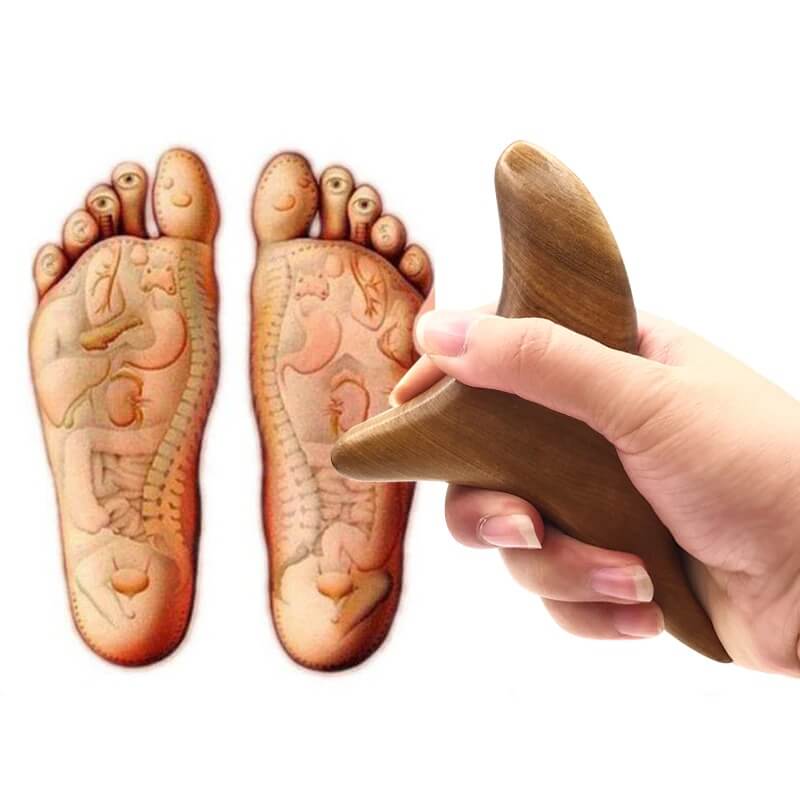 Acupression Triangle pour les Zones de Réflexe des Mains et des Pieds – ZenTri