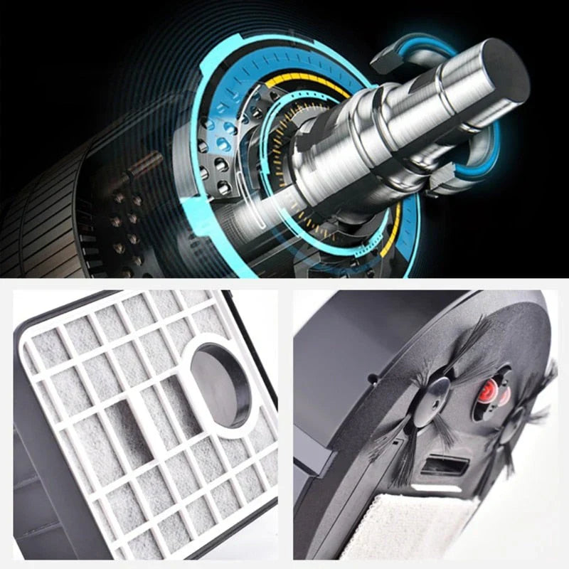 Aspirateur Robot 3-en-1 | Navigation Intelligente & Puissance d'Aspiration