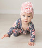 Bonnet turban doux pour bébé avec détail en volants – KuschelGlanz (1+1 Gratuit)