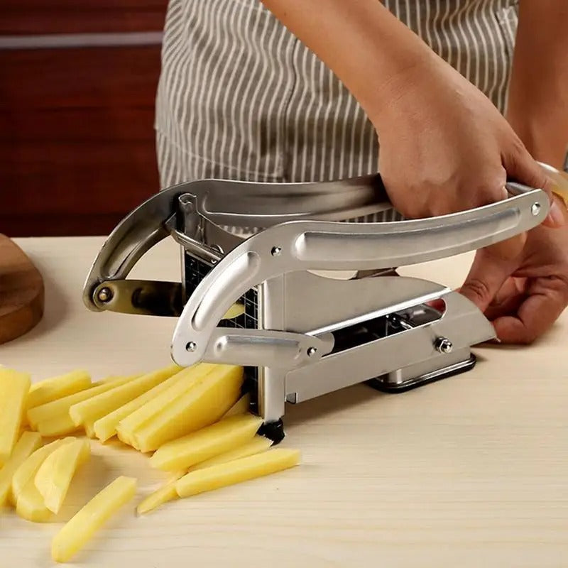 SmartFries Coupe-Frites - Acier Inoxydable - Lames Interchangeables