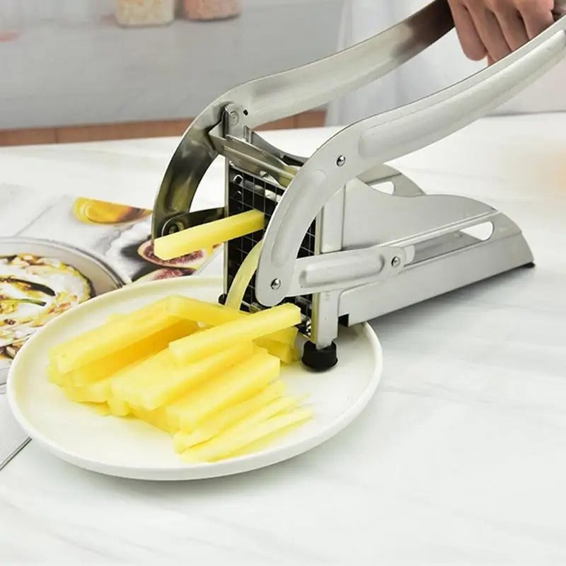 SmartFries Coupe-Frites - Acier Inoxydable - Lames Interchangeables