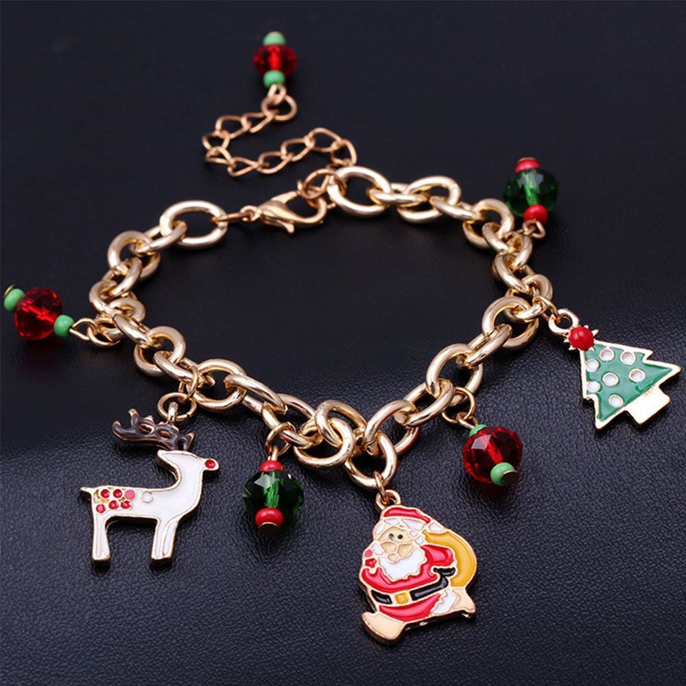 Bracelet Charme Décorations de Noël