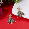 Boucles d'oreilles en forme de sapin de Noël