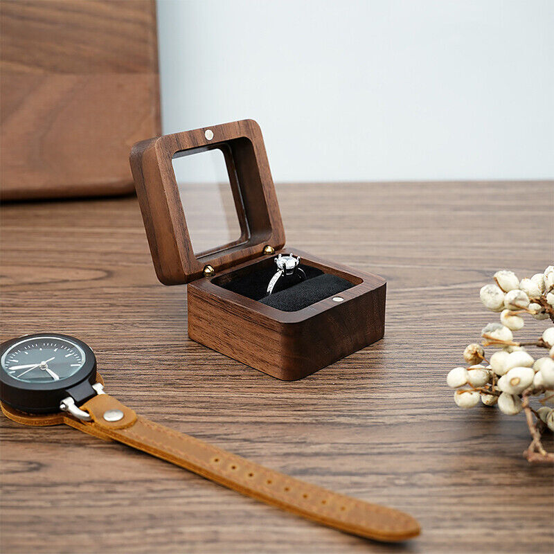 Boîte à bijoux mini en bois de luxe