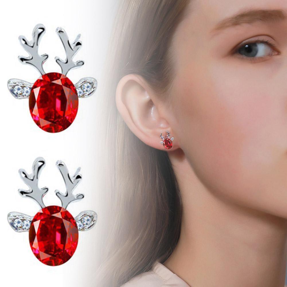 Boucles d'oreilles renne de Noël