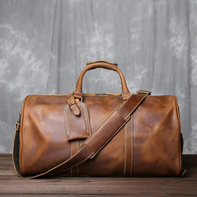 Volnerf Sac de Voyage en Cuir – Robuste et Intemporel