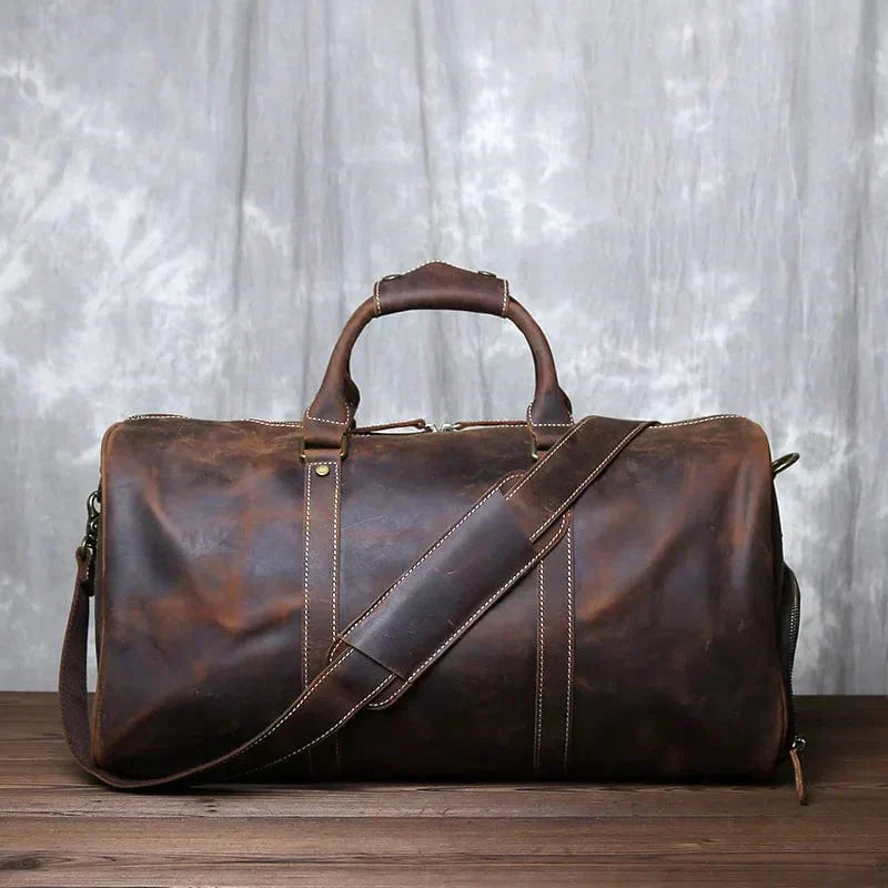 Volnerf Sac de Voyage en Cuir – Robuste et Intemporel
