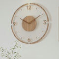 Horloge Murale en Bois de Style Scandinave - WoodWave