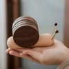 Sous-verres en Noyer Scandinave - Design Minimaliste & Durabilité