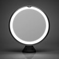 Miroir de maquillage avec lumière et 10x de grossissement | Miroir LED éclairé rond | Kosmetix