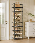 Armoire à chaussures en métal | Étagère à chaussures étroite | Rangement de chaussures gain de place | StahlLine