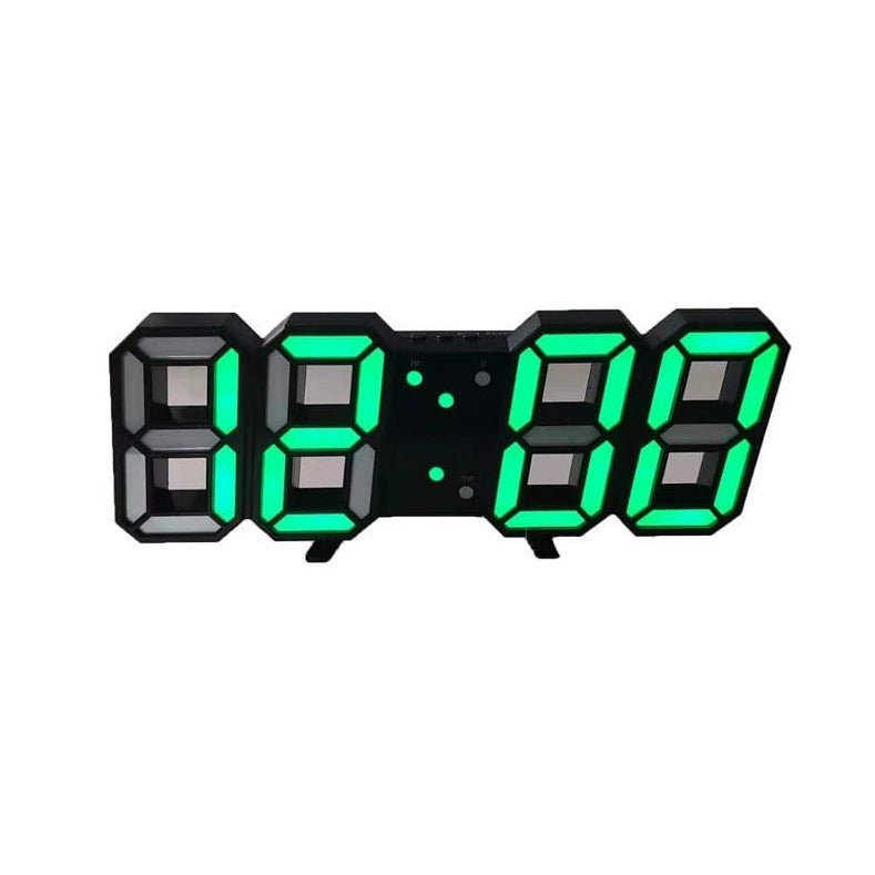 LuxuraTime Élégante Horloge Murale LED 3D | Éclairage réglable et LED dimmable pour une ambiance chaleureuse