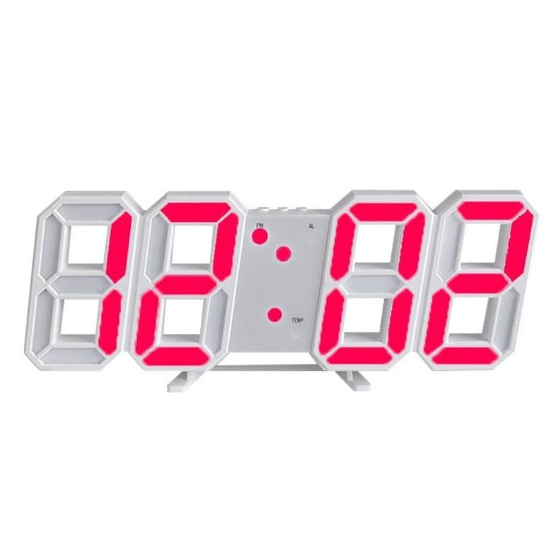 LuxuraTime Élégante Horloge Murale LED 3D | Éclairage réglable et LED dimmable pour une ambiance chaleureuse
