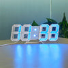 LuxuraTime Élégante Horloge Murale LED 3D | Éclairage réglable et LED dimmable pour une ambiance chaleureuse