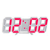 LuxuraTime Élégante Horloge Murale LED 3D | Éclairage réglable et LED dimmable pour une ambiance chaleureuse