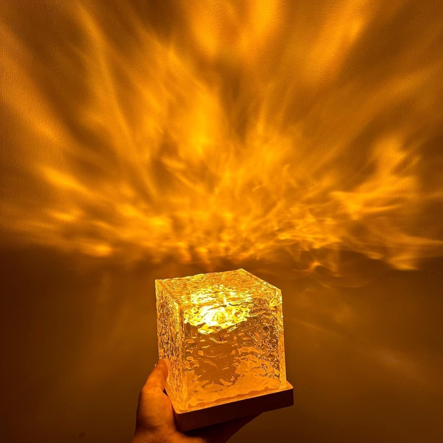 LuxeLumen Lampe Nordique en Bois | Lampe élégante avec 16 options de couleurs pour un éclairage d'ambiance