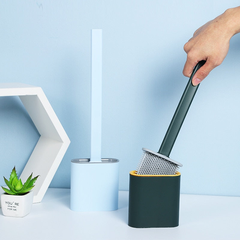 Brosse de Toilette en Silicone | Design Hygiénique et Durable