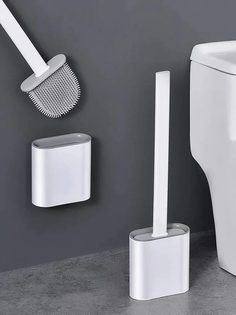 Brosse de Toilette en Silicone | Design Hygiénique et Durable
