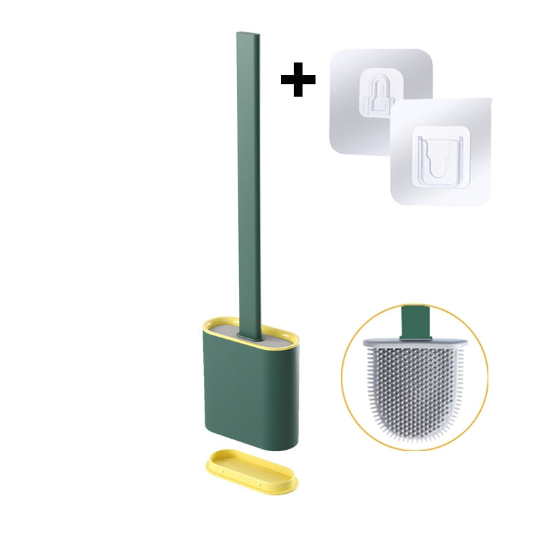 Brosse de Toilette en Silicone | Design Hygiénique et Durable