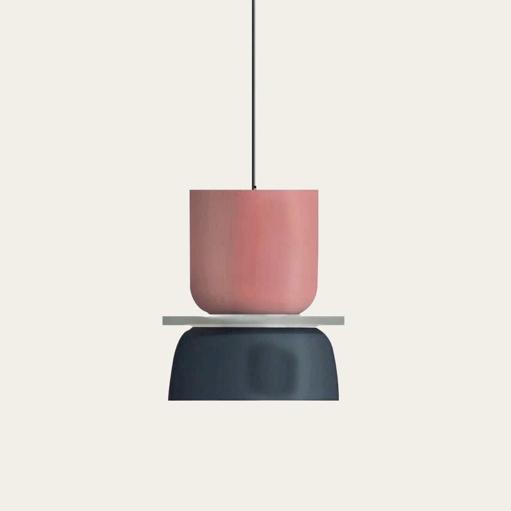 Suspension en Bloc de Couleurs Nordic - Lampe Suspendue Moderne pour Cuisine et Salle à Manger