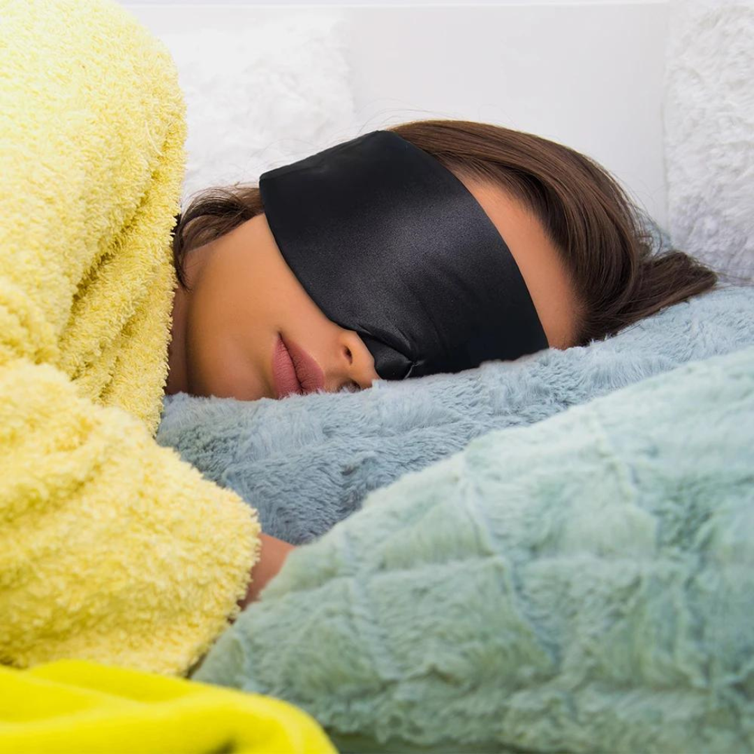 YUNA | Masque de Sommeil Occultant - Doux, Confortable & Amical pour la Peau
