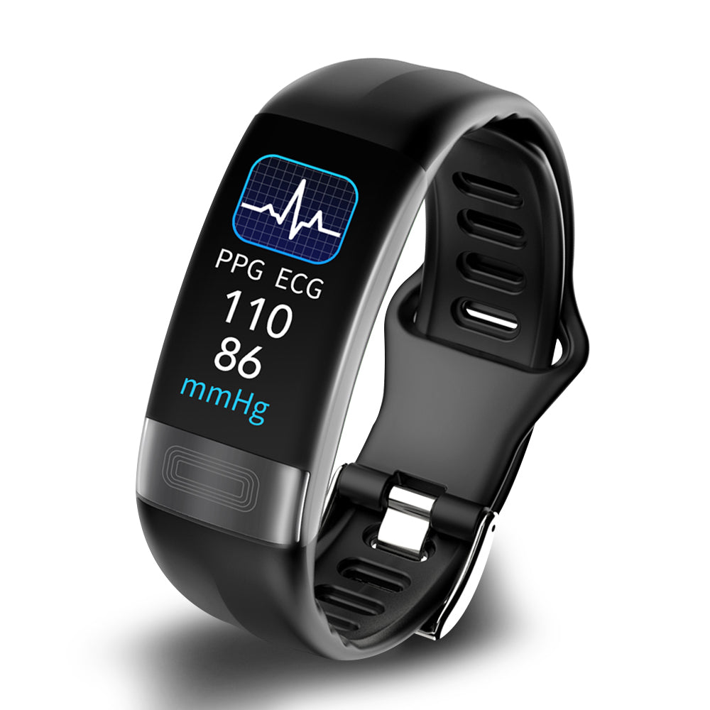 Bracelet Intelligent avec Moniteur de Fréquence Cardiaque - ECG et Suivi du Sommeil