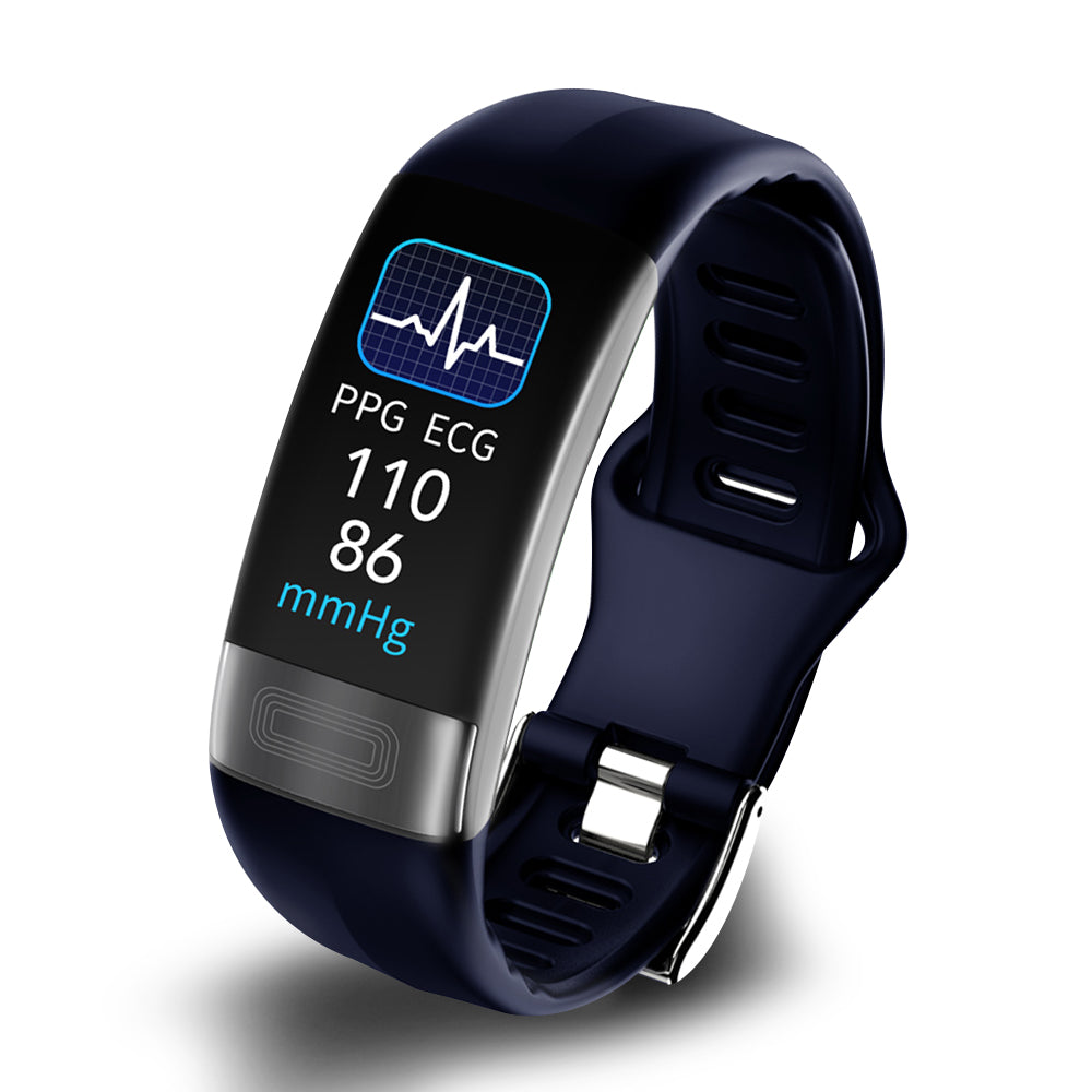 Bracelet Intelligent avec Moniteur de Fréquence Cardiaque - ECG et Suivi du Sommeil