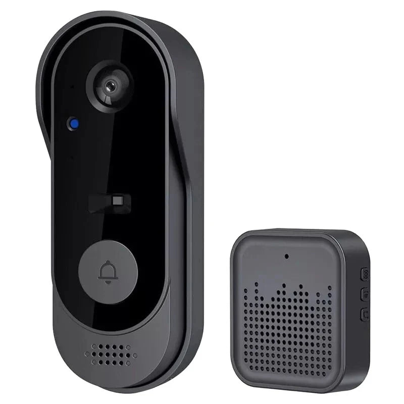 Sonnette Vidéo WiFi Intelligente avec Interphone HD – Clarté HD, Vision Nocturne & Sécurité Étanche pour une Protection Intelligente 24/7