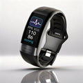 Montre intelligente avec EKG, fréquence cardiaque, pression artérielle et suivi du sommeil pour hommes et femmes | Tracker de fitness | Vitaro