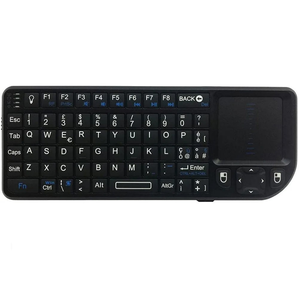 Mini Clavier Sans Fil avec Touchpad – Contrôle à Distance 2.4GHz pour Android TV, PC et Ordinateurs Portables
