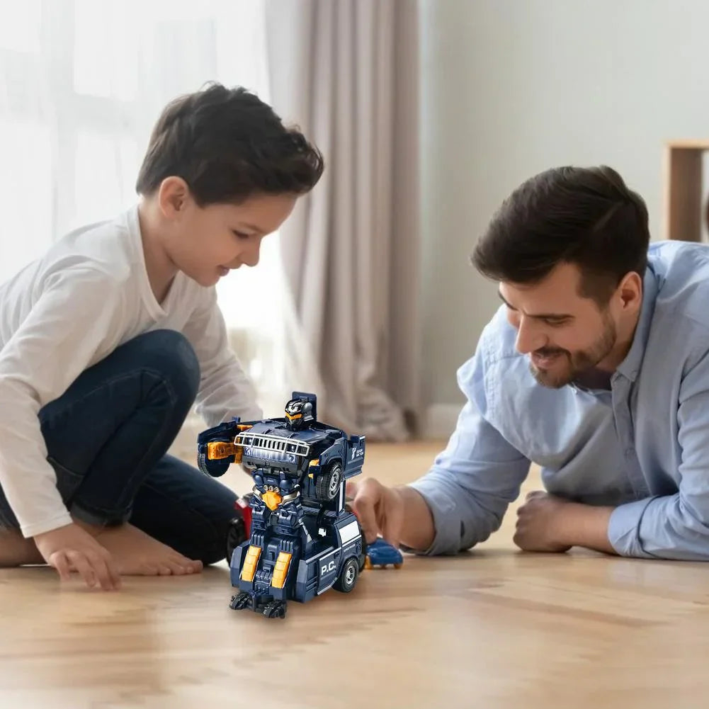 Voiture Robot Transformable | Voiture de Police et Jouet Robot