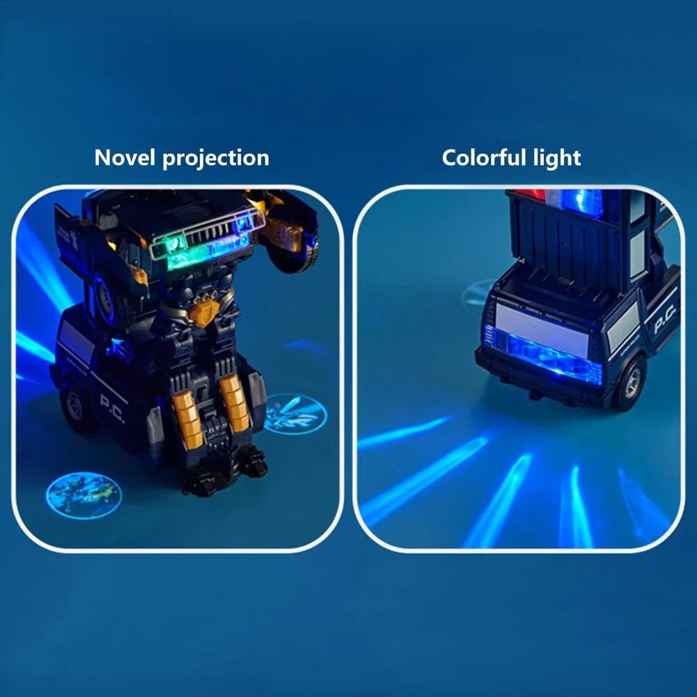Voiture Robot Transformable | Voiture de Police et Jouet Robot