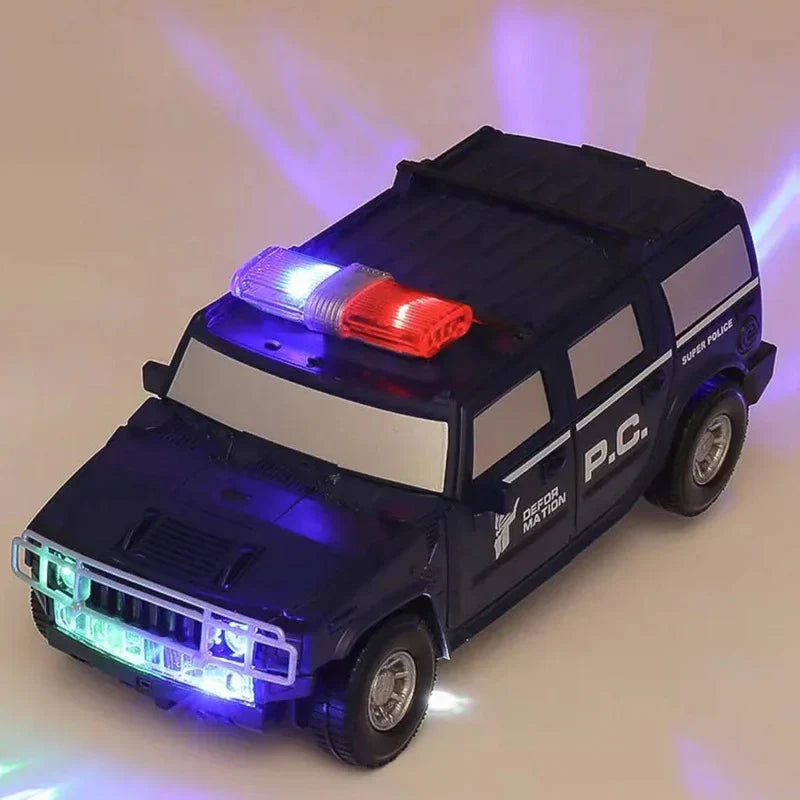 Voiture Robot Transformable | Voiture de Police et Jouet Robot
