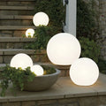 Lumière de Jardin Extérieure Globe PE Moderne LED Rechargeable