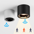 Spot LED à Détecteur de Mouvement 12 W Montage en Saillie Anti-éblouissant Intelligent pour Escalier Chambre et Maison