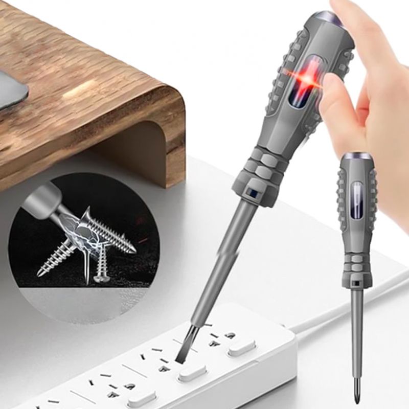 ToolEase | Un tournevis magnétique et un testeur de tension en un seul outil polyvalent